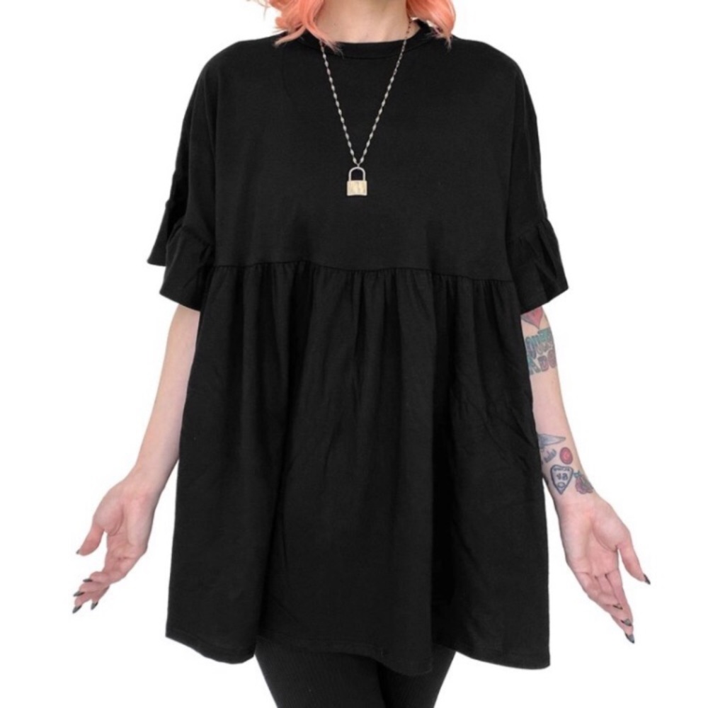 Foxblood Khloe Babydoll Tunic Dress